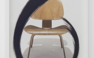 Cécile B. Evans,  'Unbreak the Eameses' Chair/the Ethernet Cable/My Hair' (2014). Courtesy Pilar Corrias, London.